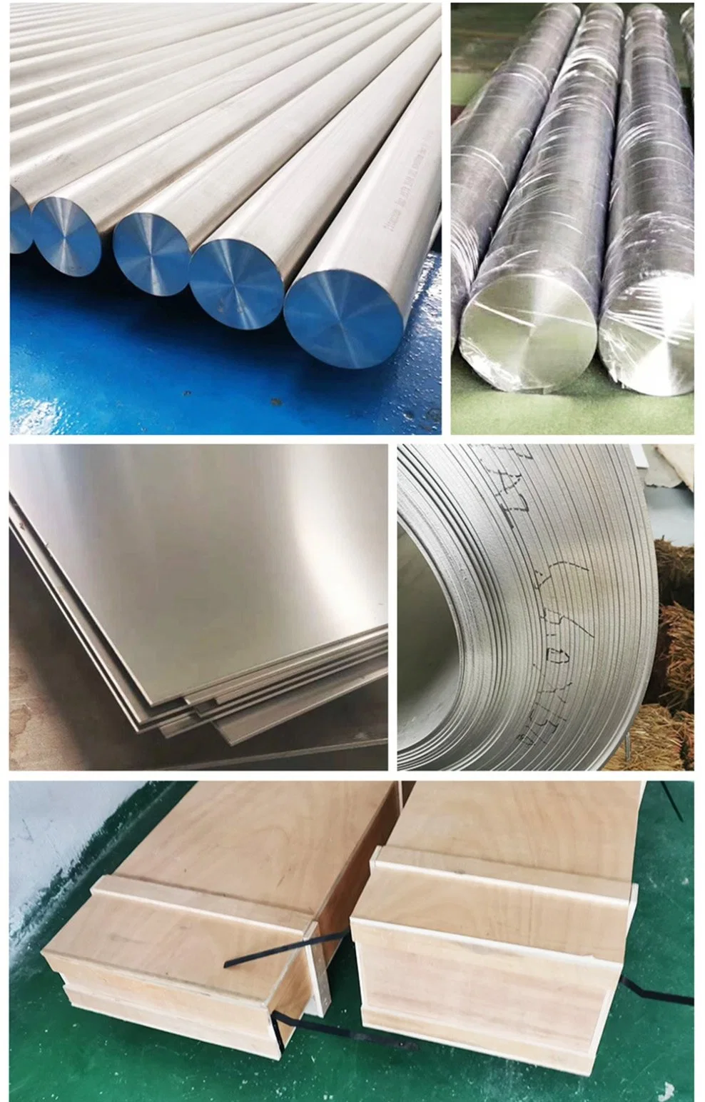 Thin Ti Plate Tc4 Gr1 Titanium Sheet Niti ASTM F2063 Ti-Ni Alloy Nitinol Sheet/Plate/Foil