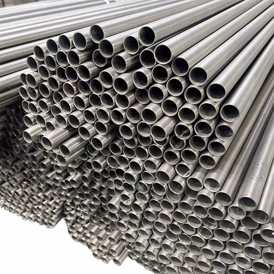 High Quality Grade 9 Titanium Alloy Pipes Od 50mm 60mm ASTM B338 Gr2 Gr1 Gr5 Gr9 Seamless Titanium Alloy Tube