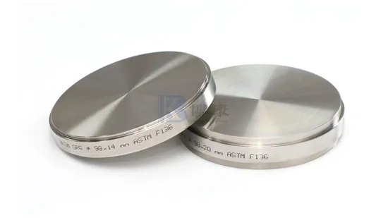 Gr23 Medical Titanium Disc ASTM F136 for Dental CAD Cam Milling Machine
